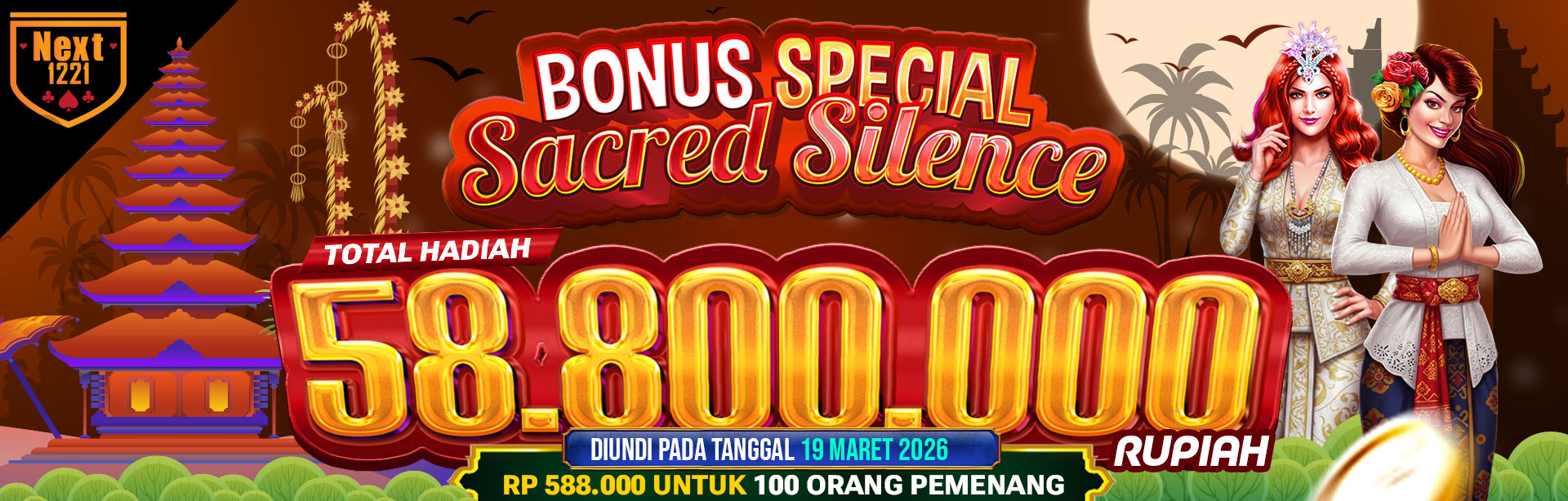 BONUS SPECIAL SACRED SILENCE NEXT1221