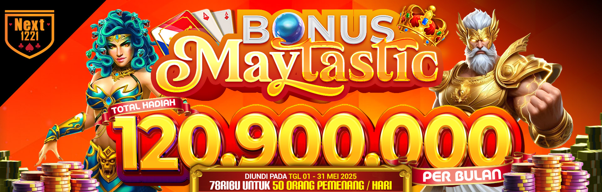 BONUS MAYTASTIC NEXT1221