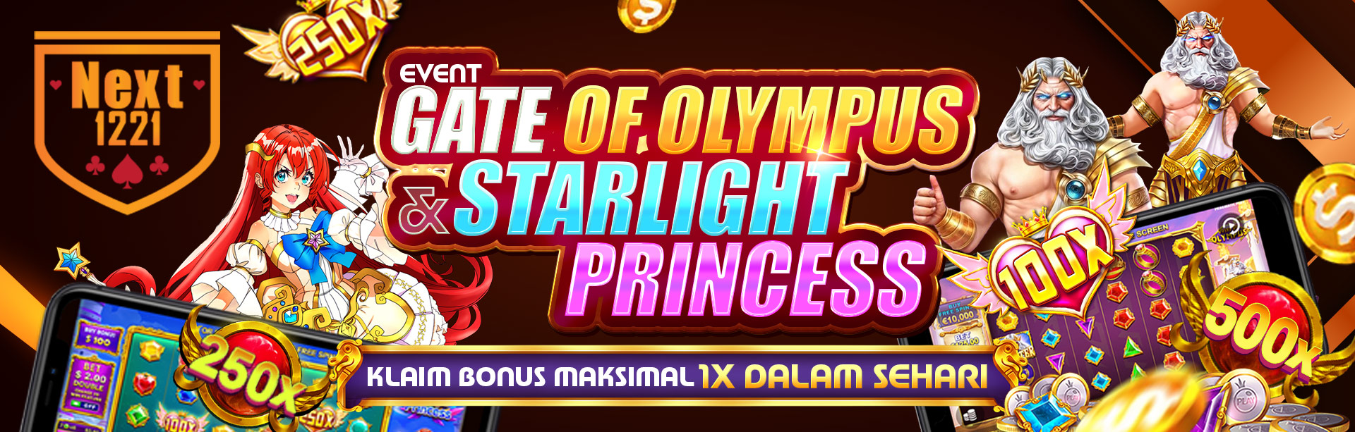 EVENT GATE OF OLYMPUS & STARLIGHT PRINCESS