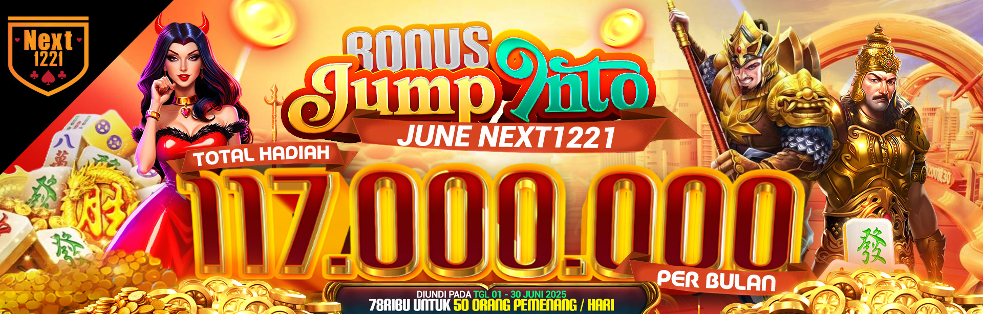 BONUS JUMP INTO JUNE NEXT1221