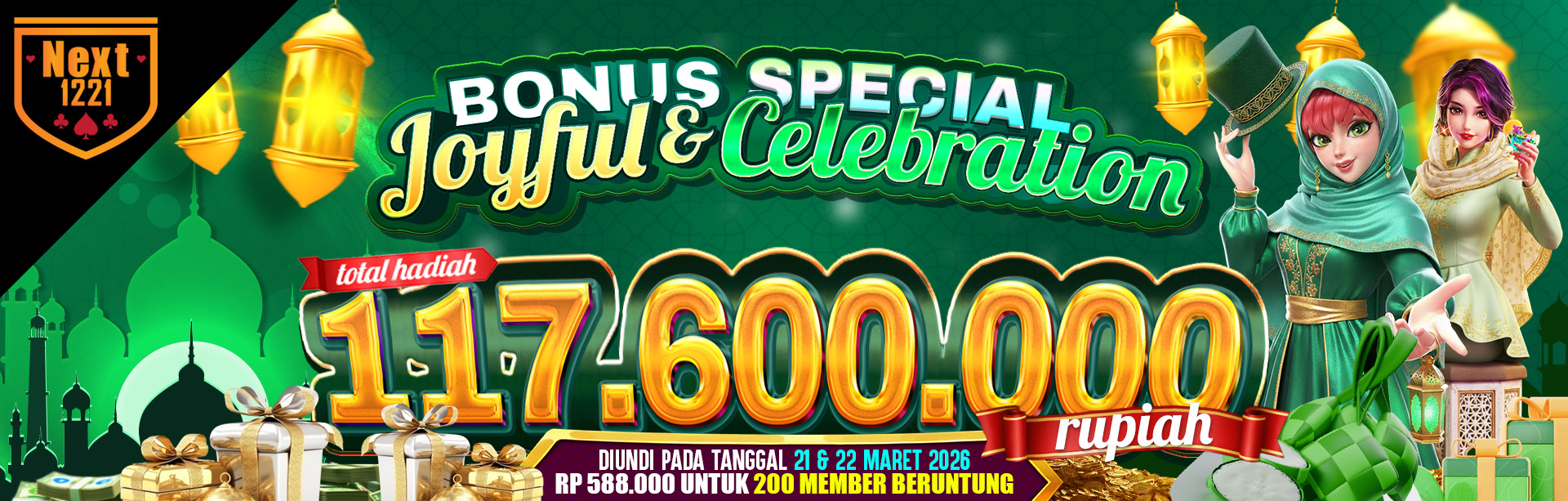 BONUS SPECIAL JOYFUL AND CELEBRATION NEXT1221
