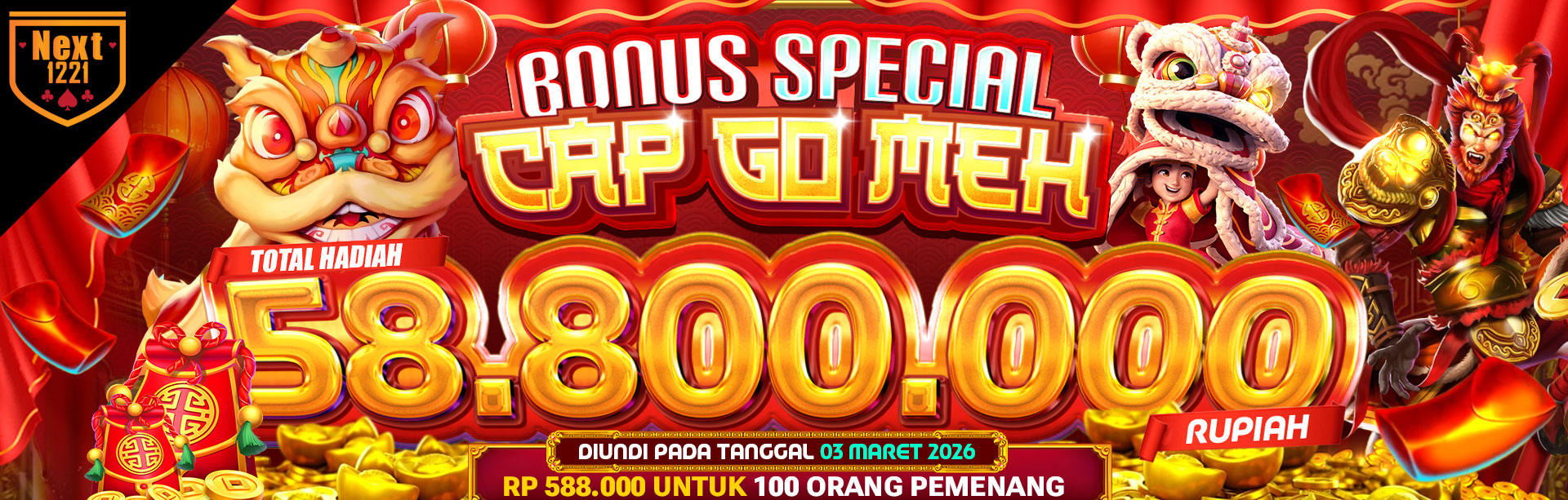 BONUS SPECIAL CAP GO MEH NEXT1221