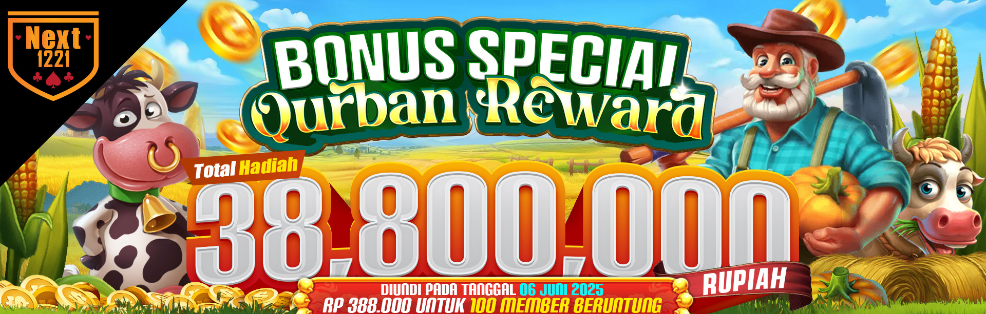 BONUS SPECIAL QURBAN REWARD NEXT1221