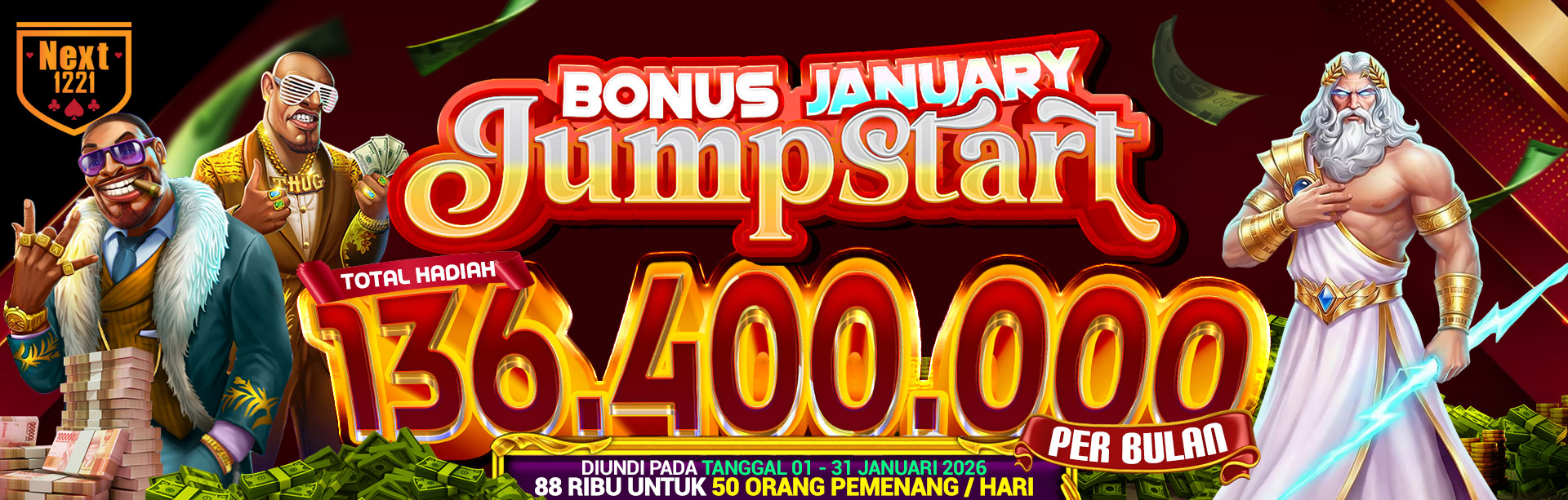 BONUS JANUARY JUMPSTART NEXT1221