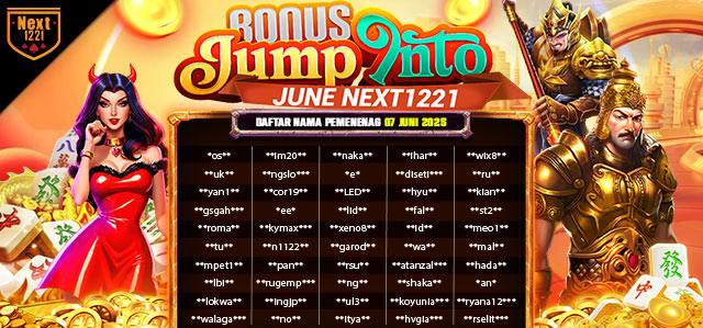 BONUS JUMP INTO JUNE 07 JUNE NEXT1221