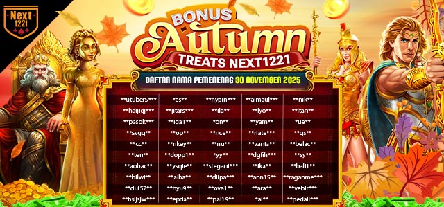 BONUS AUTUMN TREATS NEXT1221 30 NOVEMBER 2025