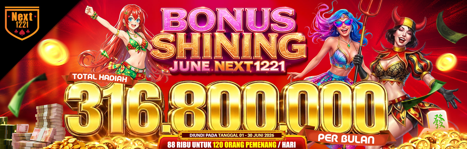 BONUS SHINING JUNE NEXT1221