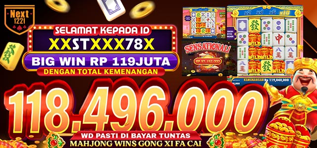 NEXT1221 BIG WIN Rp 119 Juta PRagmatic